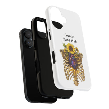 Tough Cases - 'Cosmic Heart Club' Floral Ribcage Phone Case