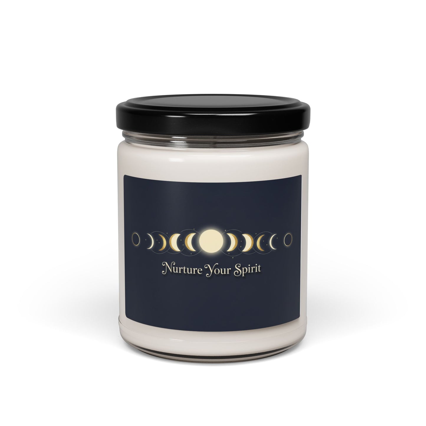 Moon Phase Ritual Soy Candle — "Nurture Your Spirit" (9oz)