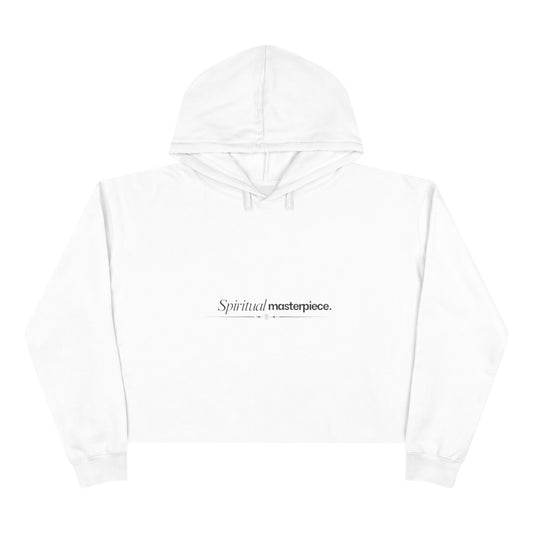 'Spiritual Masterpiece' Cropped Hoodie — Inspirational Crop Sweatshirt