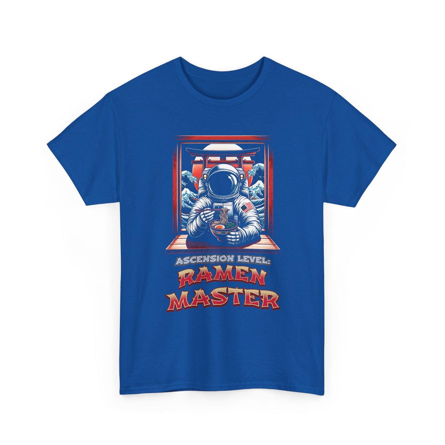 Ramen Master — Astronaut Slurping Ramen Tee ("Ascension level: Ramen Master")