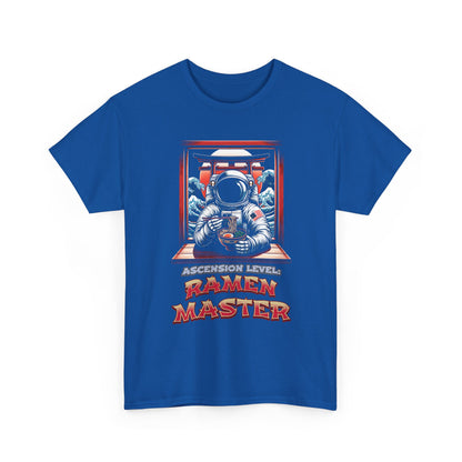 Ramen Master — Astronaut Slurping Ramen Tee ("Ascension level: Ramen Master")