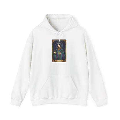 Empress Arcana Portrait Tarot Hoodie | classic tarot style, modern tarot apparel