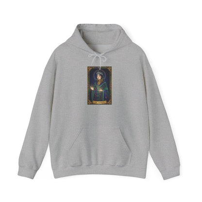 Empress Arcana Portrait Tarot Hoodie | classic tarot style, modern tarot apparel