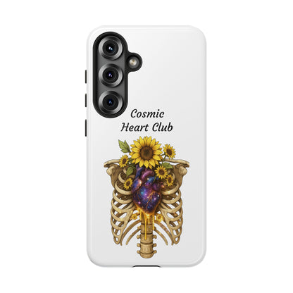 Tough Cases - 'Cosmic Heart Club' Floral Ribcage Phone Case